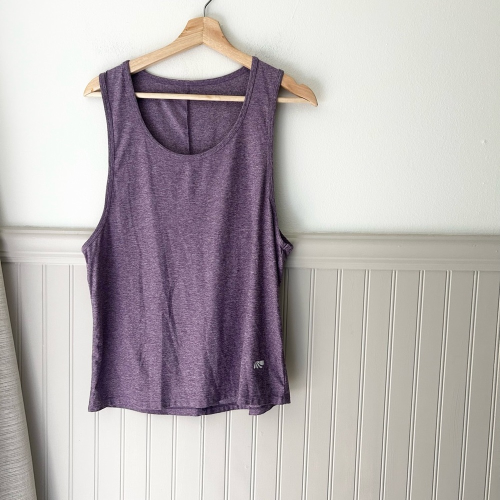 Marika Small Heathered Purple Women's Active Tank Top